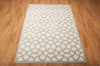 Nourison Ultima UL392 Ivory Silver Area Rug 6' X 8' Floor Shot Feature