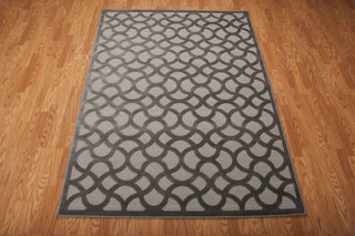 Nourison Ultima UL392 Silver Grey Area Rug 6' X 8' Floor Shot