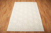 Nourison Ultima UL631 Silver Ivory Area Rug 6' X 8' Floor Shot