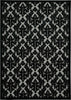 Nourison Ultima UL632 Grey Black Area Rug Main Image