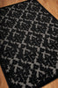 Nourison Ultima UL632 Grey Black Area Rug 6' X 8' Floor Shot
