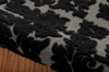 Nourison Ultima UL632 Grey Black Area Rug 6' X 8' Texture Shot