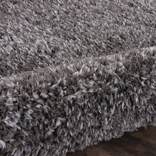 Nourison Ultra Plush Shag ULP01 Charcoal Area Rug 2' X 4'