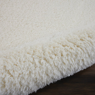 Nourison Ultra Plush Shag ULP01 Ivory Area Rug 2' X 4'