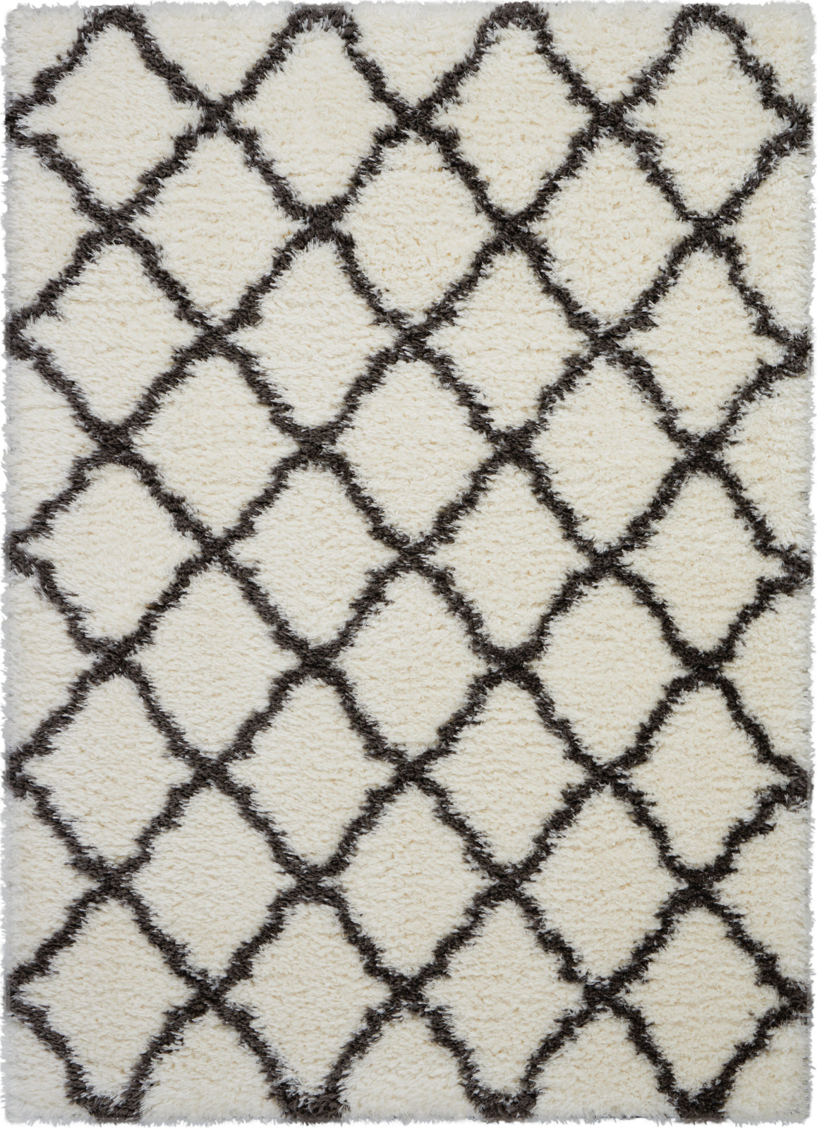 Nourison Ultra Plush Shag ULP01 Light Grey Area Rug