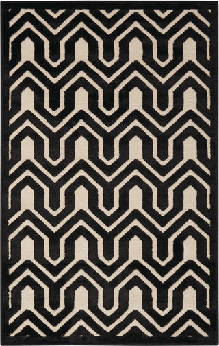 Nourison Ultima UL316 Ivory/Black Area Rug