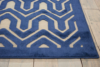 Nourison Ultima UL316 Ivory Blue Area Rug Detail Image