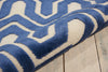 Nourison Ultima UL316 Ivory Blue Area Rug Detail Image