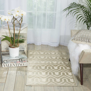 Nourison Ultima UL316 Ivory/LGrey Area Rug Room Image Feature