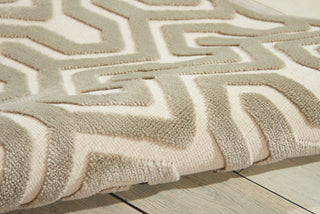 Nourison Ultima UL316 Ivory/LGrey Area Rug Detail Image