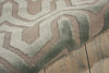 Nourison Ultima UL316 Silver/Green Area Rug Detail Image