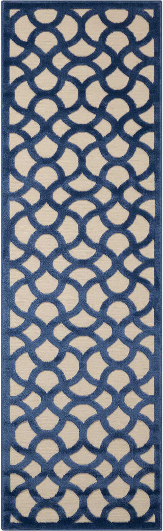 Nourison Ultima UL392 Ivory Blue Area Rug