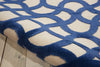 Nourison Ultima UL392 Ivory Blue Area Rug Detail Image