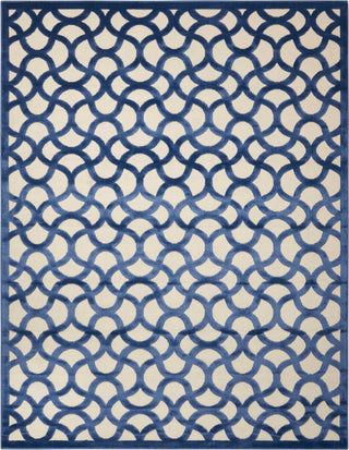 Nourison Ultima UL392 Ivory Blue Area Rug Main Image