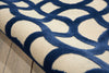 Nourison Ultima UL392 Ivory Blue Area Rug Detail Image