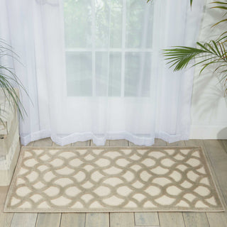 Nourison Ultima UL392 Ivory Silver Area Rug Room Image Feature