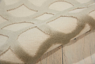 Nourison Ultima UL392 Ivory Silver Area Rug Detail Image