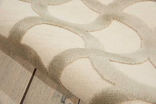 Nourison Ultima UL392 Ivory Silver Area Rug Detail Image