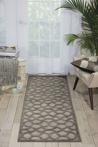 Nourison Ultima UL392 Silver Grey Area Rug Room Image