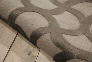 Nourison Ultima UL392 Silver Grey Area Rug Detail Image