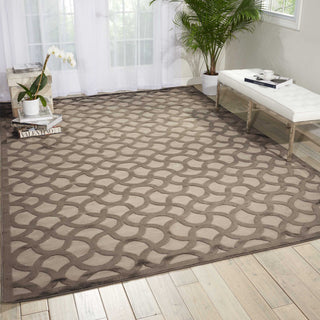 Nourison Ultima UL392 Silver Grey Area Rug Room Image