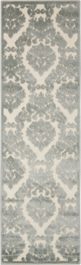 Nourison Ultima UL513 Ivory Green Area Rug 2'2'' X 7' Runner