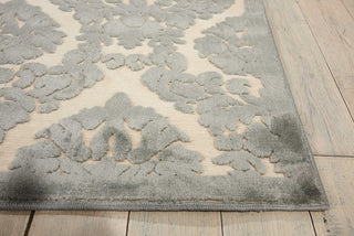 Nourison Ultima UL513 Ivory Green Area Rug Detail Image