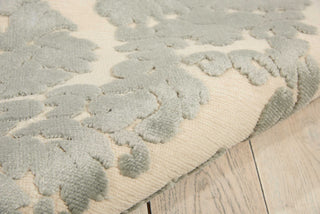 Nourison Ultima UL513 Ivory Green Area Rug Detail Image