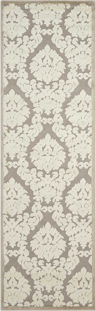 Nourison Ultima UL513 Silver/Ivory Area Rug 2'2'' X 7' Runner