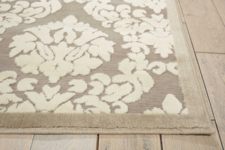 Nourison Ultima UL513 Silver/Ivory Area Rug Detail Image