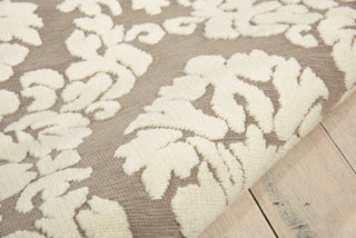 Nourison Ultima UL513 Silver/Ivory Area Rug Detail Image