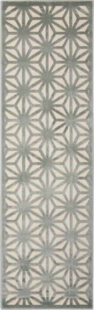 Nourison Ultima UL631 Ivory Aqua Area Rug