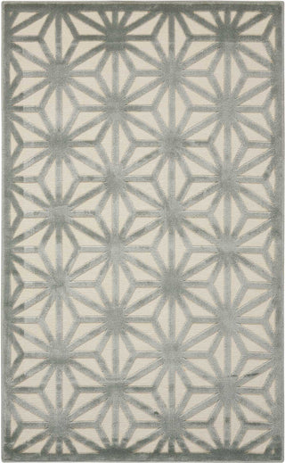 Nourison Ultima UL631 Ivory Aqua Area Rug 