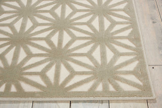 Nourison Ultima UL631 Ivory Silver Area Rug Detail Image