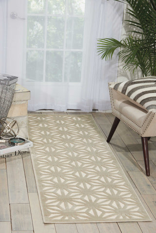 Nourison Ultima UL631 Ivory Silver Area Rug Room Image Feature