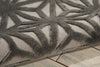 Nourison Ultima UL631 Silver Grey Area Rug Detail Image