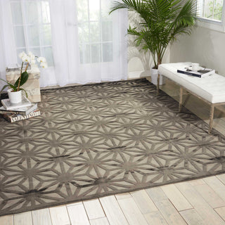 Nourison Ultima UL631 Silver Grey Area Rug Room Image