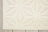 Nourison Ultima UL631 Silver Ivory Area Rug Corner Image