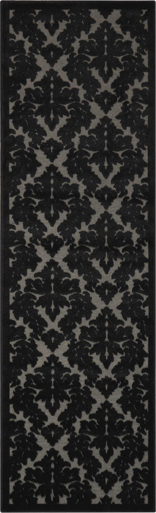 Nourison Ultima UL632 Grey Black Area Rug