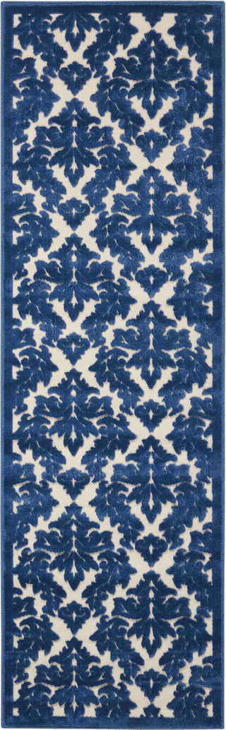 Nourison Ultima UL632 Ivory Blue Area Rug