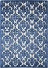 Nourison Ultima UL632 Ivory Blue Area Rug main image