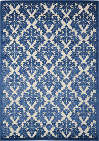 Nourison Ultima UL632 Ivory Blue Area Rug main image