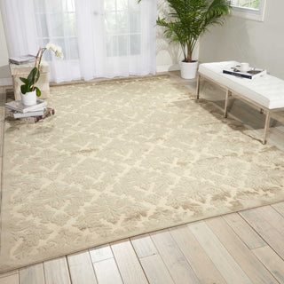 Nourison Ultima UL632 Ivory/Silver Area Rug Room Image Feature