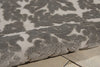 Nourison Ultima UL632 Silver Grey Area Rug Detail Image