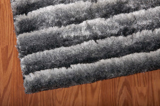 Nourison Urban Safari URBA1 Chinchilla Area Rug Corner Image