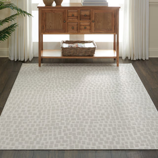 Nourison Urban Chic URC03 Cream Area Rug Corner Image Feature