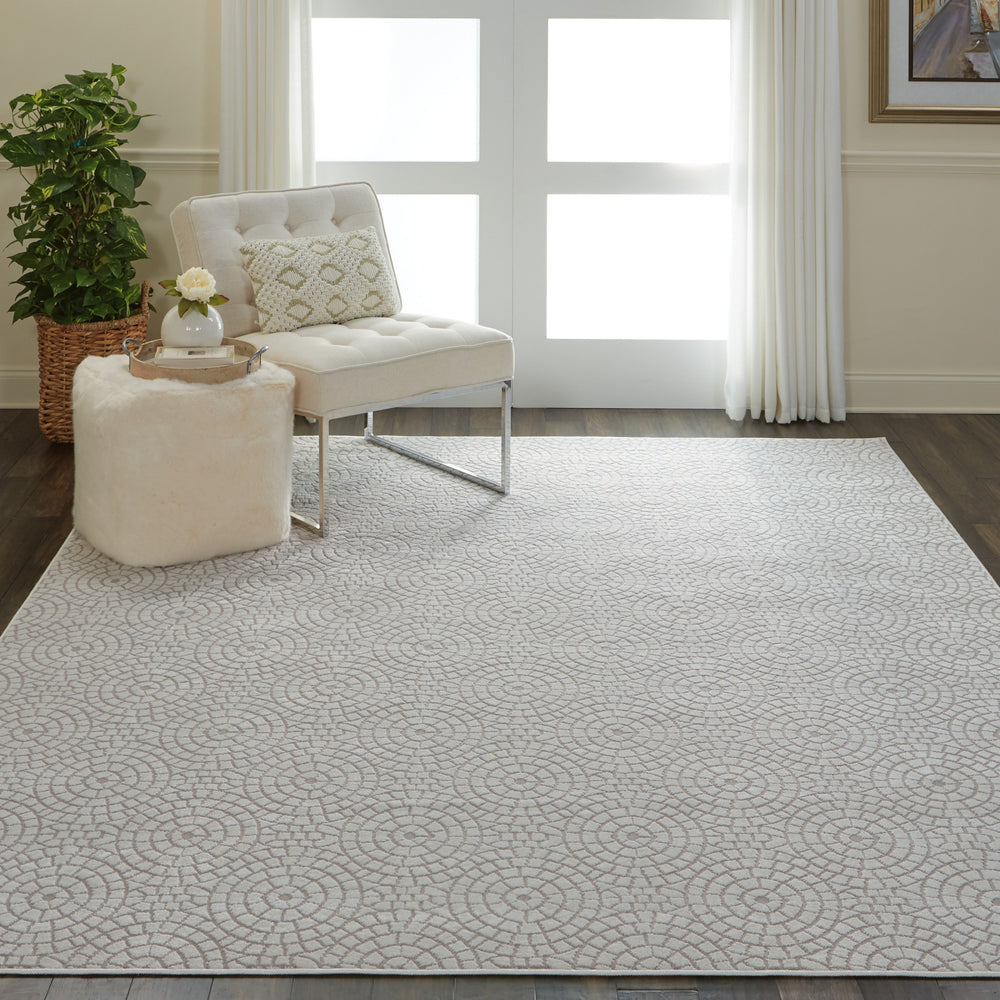 Nourison Urban Chic URC04 Cream Area Rug 9' X 12' Feature