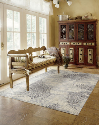 Nourison Utopia UTP02 Champagne Area Rug 6' X 8' Living Space Shot Feature