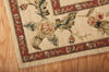 Nourison Vallencierre VA01 Beige Area Rug 6' X 8' Corner Shot