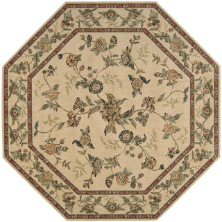 Nourison Vallencierre VA01 Beige Area Rug 8' Octagon